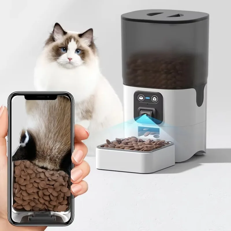 Automatic Pet Feeder - CANBOUN 6L Girevole HD Macchina Fotografica