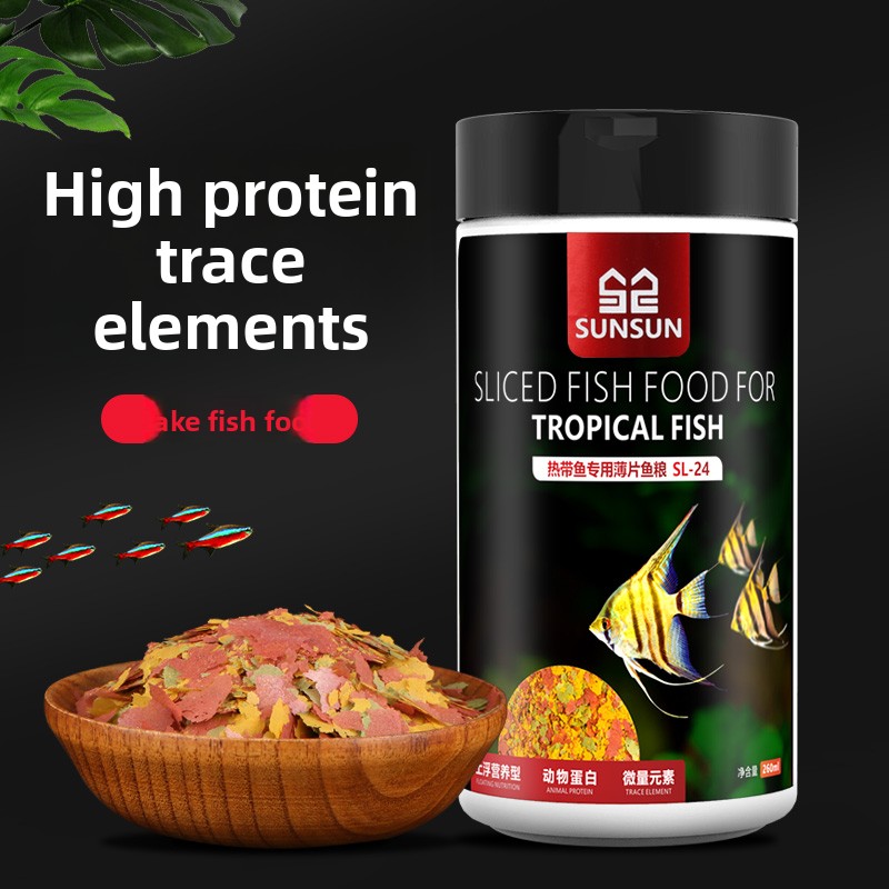 Tetra Food Tropical Flakes - SUNSUN Alimenti in scaglie di pesci