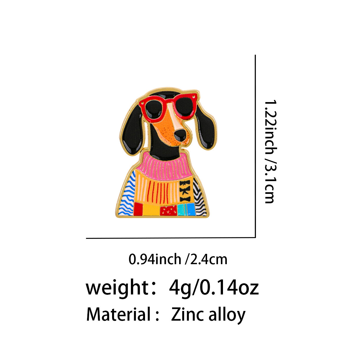 Spille in smalto a forma di Ba - Pet Supplies Store recensione e prezzo