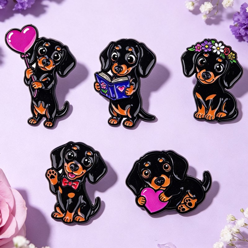 Set di 5 spille smaltate a for - Pet Supplies Store recensione e prezzo