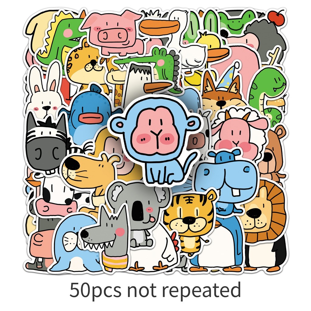 50 Fogli di Adesivi con Animal - Pet Supplies Zoo recensione e prezzo