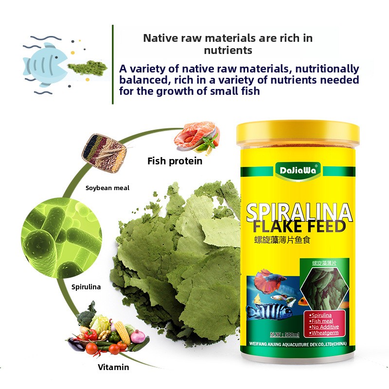 DaJiaWa Spirulina Flake Fish F - Tetra Food Tropical Flakes recensione e prezzo
